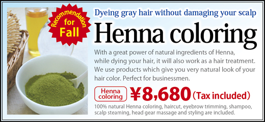 Recommendation for fall Henna coloring