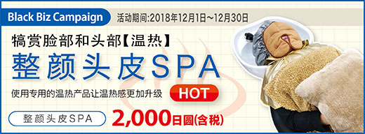 2018.12 The 超人气!!【 整颜头皮SPA HOT 】