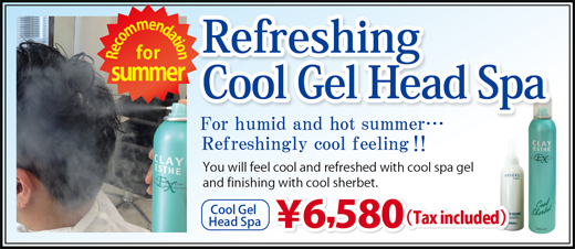 Refreshing Cool Gel Head Spa